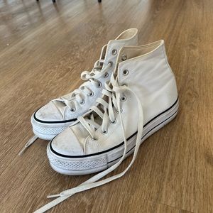Converse all star life platform shoes